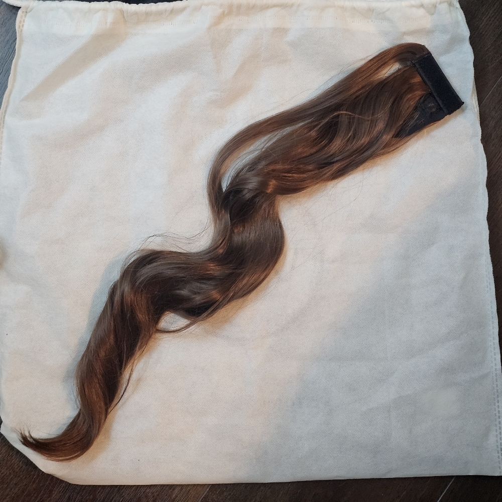 Synthetic Luxurious Brown Hair Extension